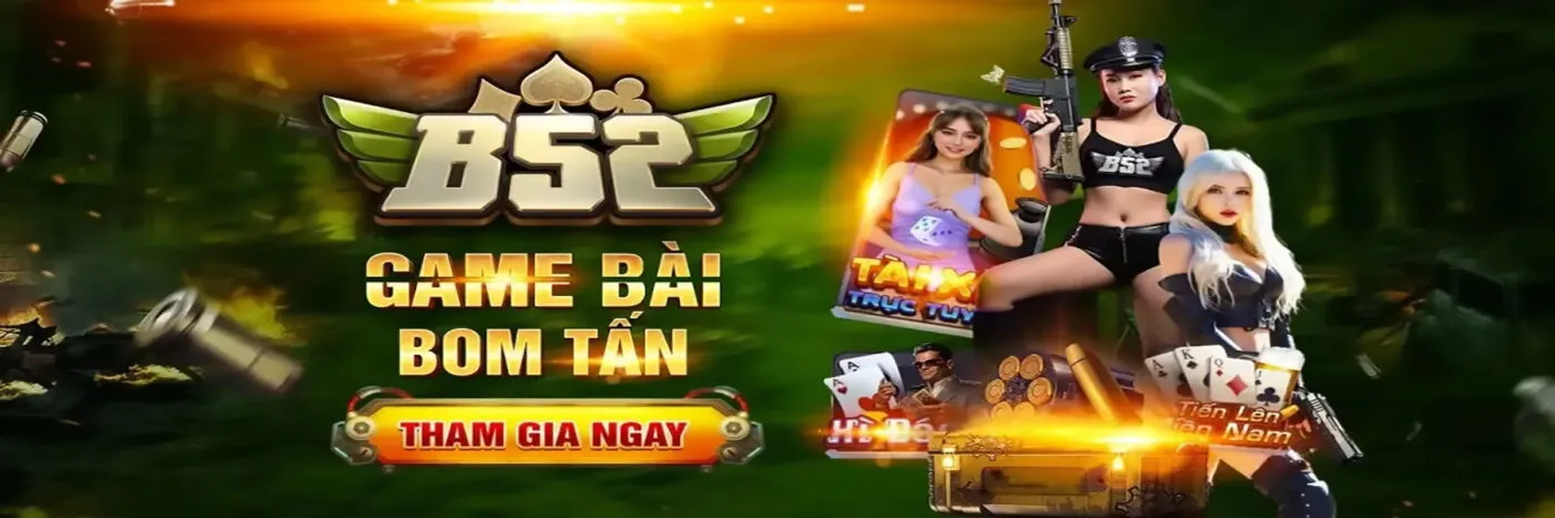 Banner game bài b52 cá cược hấp dẫn